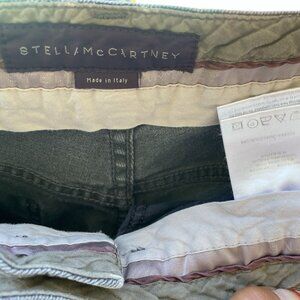 Stella Mccartney  90s Retro Women's Jeans Sz 31 Gray Skinny Ankle Zip Low Rise